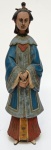 Santini - Imagem representando mulher oriental usando vestimentas na cor azul. Medidas: 32cm altura