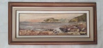 Gilberto "Zatini",  MARINHA - OST MOLDURA EM MADEIRA - ME: 118cm x 57cm. MI: 90cm x 40cm.