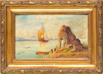 A. FERNANDES - OST - ACID - MARINHA . Medida externa: 43cm alt. x 42cm comp.  Medida interna: 20cm alt. x 30cm comp.