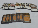Lote de 50 cartas diversas do jogo Magic.