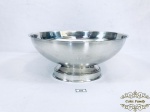 Bowl oval em prata 90, Soppil. Medindo 24x17x11cm