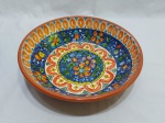 Lindo bowl decorativo em cerâmica vitrificada portuguesa. Medindo 29cm de diâmetro x 7cm de altura.