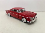 COLECIONISMO - Carro de coleção, CHRYSLER LLC 300 (1955) - em metal e plástico injetado, pneus borracha. Escala 1/24. Produto conforme fotos originais do lote.