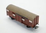 FERROMODELISMO - JOUEF - VOITURES VOYAGEURS ET WAGONS - Made in France - Vagão coberto. Escala 1/87. Acompanha a caixa. Produto conforme fotos originais do lote.