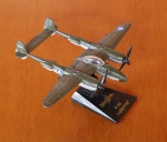 COLECIONISMO - Miniatura MAISTO - P-38 - LIGHTNING.  Produto conforme fotos originais do lote.