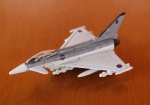 COLECIONISMO - Miniatura MAISTO - EF 2000 EURO FIGHTER. Sem suporte. Produto conforme fotos originais do lote.