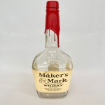 MAKER`S MARK - Garrafa de Whisky em vidro, vazia. Med.: 31,5cm de altura.