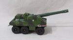 BRINQUEDOS ANTIGOS - ESTRELA - Comandos em Ação - Tanque Artilharia Pesada (1984) em plástico rígido da marca ESTRELA. Med. 33 cm de comprimento, aproximadamente.