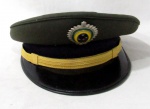 MILITARIA - Quepe Militar do Exercito do Brasil (Nº 9). Medidas: 25 cm de comprimento X 20 cm de largura. Numerado na parte interna, vide foto extra.