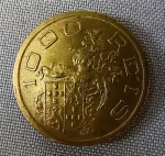 NUMISMÁTICA, Brasil, República, uma (1) moeda de 1000 reis (Br-Al), 1932 (ESCASSA), comemorativa aos 400 anos da colonização do Brasil, da série vicentina, pois o início da colonização se deu na Vila de São Vicente em São Paulo, excelente estado de conservação.