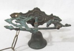 DIVERSOS - Sino campainha de parede em ferro. Medida. 18 cm de altura.