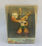 COLECIONISMO, mascote FULECO da Copa do Mundo da FIFA, na embalagem original, lacrada; produto licenciado oficial.