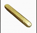 OURO  18 K - 750 PARA CONFECÇÃO DE JOIAS OU INVESTIMENTO -BARRA OU CHAPA LAMINADA COM 30 GRAMAS .