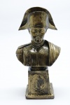 DECORAÇÃO - Busto de Napoleão Bonaparte, bela fundição. Alt. 18 cm.