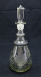 CRISTAL - Licoreira estilo Saint Louis. Alt. 23 cm.