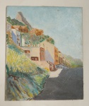 QUADRO - Tela - OST - Casário. Med. 46x38 cm.