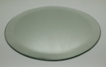 ESPELHO - Espelho redondo, bisotado, sem moldura. Dia. 32 cm.