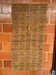 DIVERSOS - Lote de cortinas persiana em vime. Med. 117x230 cm. Marcas do tempo e de uso.