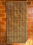 DIVERSOS - Lote de cortinas persiana em vime. Med. 140x90 cm. Marcas do tempo e de uso.