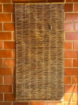 DIVERSOS - Lote de 1 cortina persiana em vime. Med. 175x77 cm. Marcas do tempo e de uso.