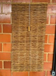 DIVERSOS - Lote de 1 cortina persiana em vime. Med. 145x100 cm. Com bambu central. Marcas do tempo e de uso.