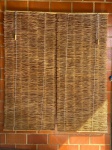 DIVERSOS - Lote de dupla cortina persiana em vime. Med. 200x220 cm. Marcas do tempo e de uso.