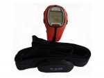 Relógio  esportivo Polar RS300X Listen to Your body com acessório de medição para corrida medindo, velocidade distância e data.
