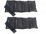 Par de caneleiras pretas de 4 kg. cada.