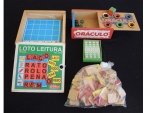 Três jogos juvenis, Loto leitura, Oráculo e Jogo de Mágica Adivinha o Número,