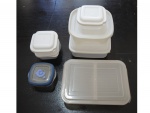 Sete potes plásticos para cozinha, 26 x 18, 18 x 17  e etc.