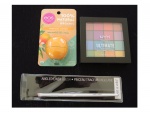 Kit beleza com 3 produtos americanos sendo shadow Plette com 16 tonalidades, NYX, 1 Angel Liner Bruch Wet  n Wild e  1 lip balm EOS 100% Orgnaic Tropical Mango.
