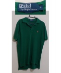 Camisa  polo Ralph Laurren na cor verde. Tam. S.