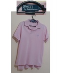 Camisa polo Ralph Laurren na cor rosa, Tam. M.