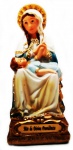 Imagem sacra Nossa senhora da providencia , elaborada em resina com minuciosos detalhes e pintura policromada , medindo 10 cm aproximadamente.