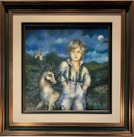 QUADRO - ÓLEO SOBRE EUCATEX / SÉRGIO MARTINOLLI. ASSINADO, TÍTULADO, E DATADO NO VERSO "MYRAGE". 1984 ASSINADO NO CID. MEDIDAS; 55 X 55. MEDIDA COM MOLDURA; 88 X 88.