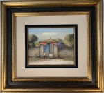 QUADRO - ÓLEO SOBRE TELA / DOMENICO LAZZARINI (1920-1987). ASS9NADO NO CID; LAZZARINI 1985. MEDIDAS: 22 X 27.