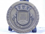 Medalha em bronze da Câmara Municipal de Belmonte. Diam. 8cm.