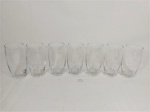Jogo 7 Copos Longos com em vidro Nadir Medida: 14 cm x 6,5 cm