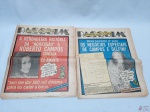 Lote de 2 jornais Pasquim Educação Moral e Cívica. Datas: 2/2/1983 e 9/2/1983. Bom estado de conservação.