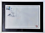 Carlos Vergara: "Auto Retrato" , Técnica mista, sobre papel , coleção particular Rio de janeiro. Med. Mi 33,5 x 47,5 cm   Me 47,5 x 60 cm