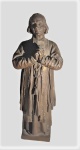 Pierre Louis Rouillard : Escultura em bronze de excelente fundição representando figura religiosa, assinado . Med. 20 cm alt