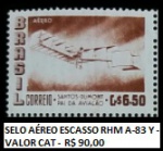 SELO AÉREO RHM A-83 Y - VALOR DE CAT R$ 90,00 - SELO EM ESTADO MINT DE CONSERVAÇÃO