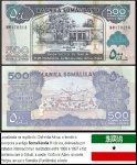 SOMAIILAND OU SAMALILANDIA CEDULA DE 500 Shillings DO ANO 2011 - EM ESTADO FLOR DE ESTAMPA DE CONSERVAÇÃO