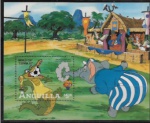 DISNEY - BLOCO DE ANGUILA  ESCASSO COM O A COPA DO MUNDO NA ESPANHA EM 1982