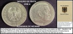 ALEMANHA REICH  - MOEDÃO DE PRATA DO ANO 1936A - O PRESIDENTE DA ALEMANHA DE WEIMAR  - MOEDA EM  ESTADO SOBERBO  DE CONSERVAÇÃO