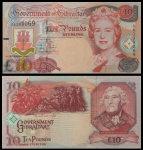 GIBRALTAR  - CEDULA  EM ESTADO FLOR DE ESTAMPA DE CONSERVAÇÃO DE 10 POUNDS  DO ANO 2006