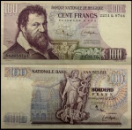 BELGICA ESCASSA  - CEDULA GRANDE EM MUITO BOM ESTADO DE CONSERVAÇÃO DE 10 DOLLARS ANO 1972
