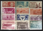 BRASIL - LOTE COM 12 SELOS EM ESTADO MINT DE CONSERVAÇÃO DA DECADA DE 50 !