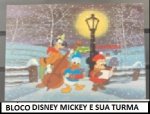 BLOCO DISNEY MICKEY E SUA TURMA - SÉRIE DE SELOS EM  ESTADO MINT DE CONSERVAÇÃO!