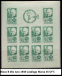 BRASIL - BLOCO RHM B 001 VALOR DE CAT - R$ 225  - BLOCO  EM ESTADO MINT DE COSERVAÇÃO CONFORME FOTO EXIBIDA